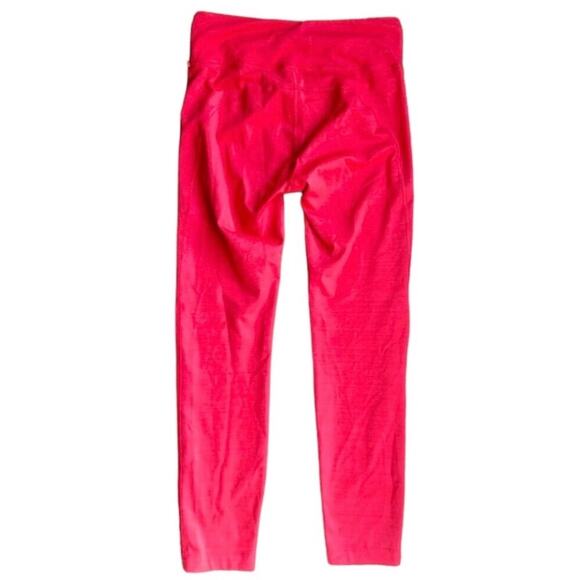 Like new Outdoor Voices red pink space dye leggings sz S - Picture 7 of 7